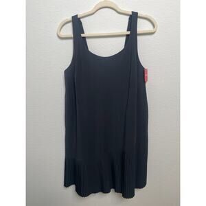 SPANX Yes Pleats! Black Mini Active Tennis Dress Women’s Large